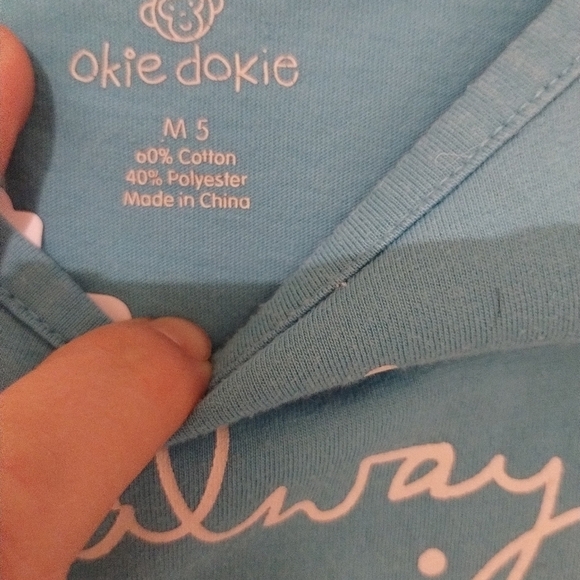 Girls Blue It's Always Party Time Long Sleeve T-Shirt - Picture 3 of 4